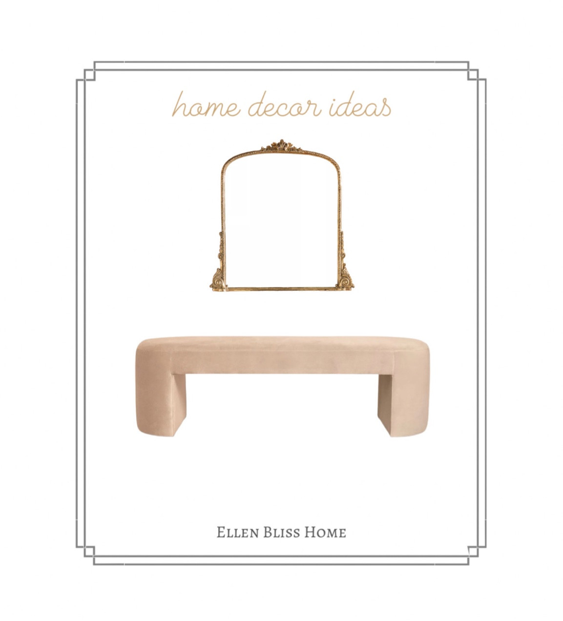 Home decor ideas, mirror and bench

#LTKhome #LTKFind #LTKstyletip