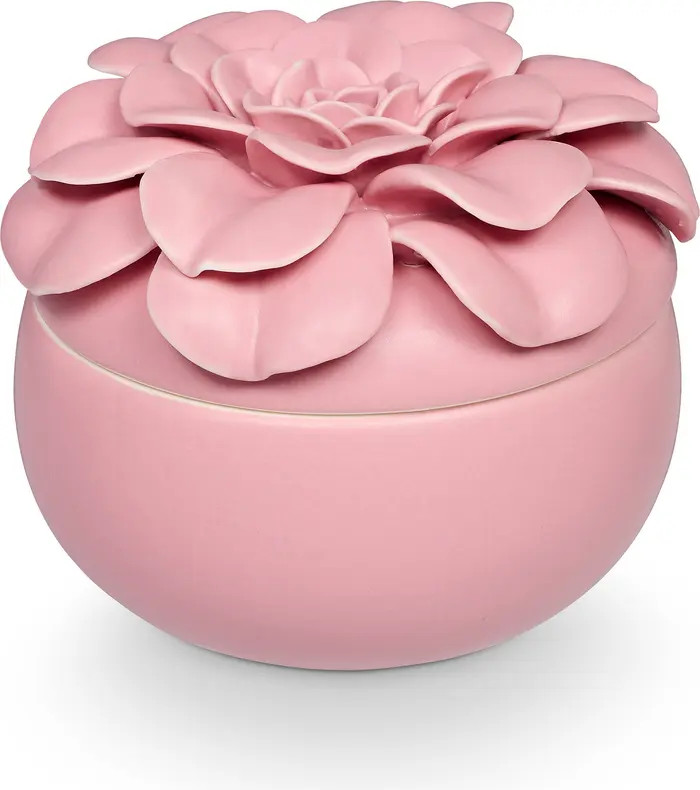 Ceramic Flower Candle | Nordstrom