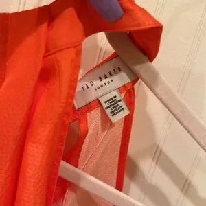 Ted baker sleeveless top Bright Orange | Poshmark