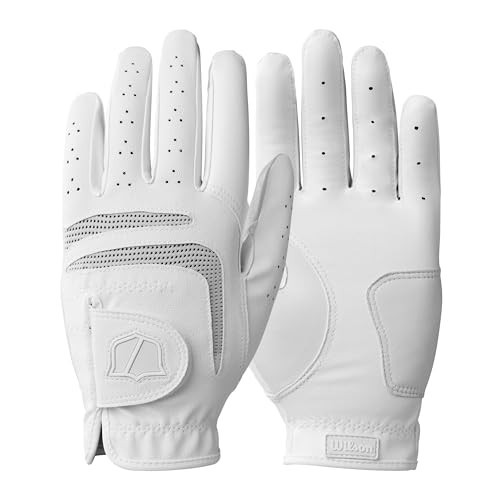 WILSON Grip Plus Golf Glove - Women's Right Hand, White, Small | Amazon (US)