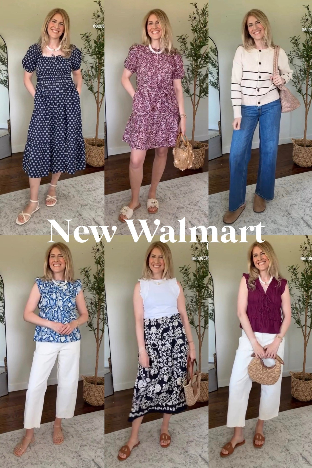 Late summer outfits at Walmart! I’m between a small and medium, got the small in the dresses, tops and cardigans, my store only had the skirt in medium so I grabbed that and it fits great. Jeans tts 6. #walmartfashion

#LTKOver40