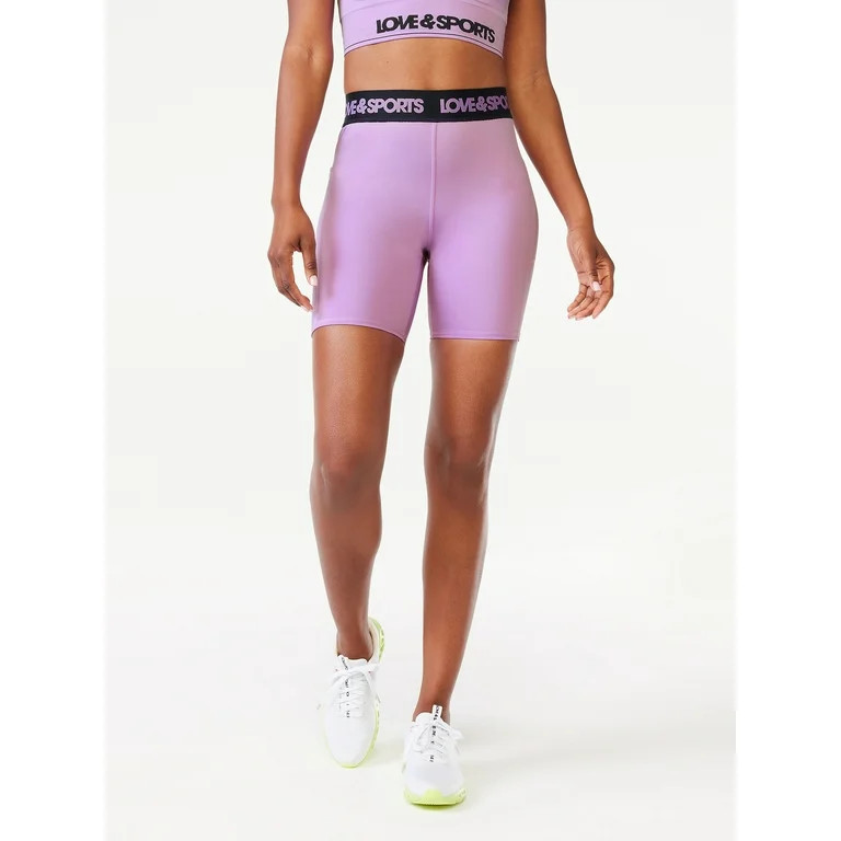 Love & Sports Women’s Bike Shorts, Sizes XS-XXXL | Walmart (US)