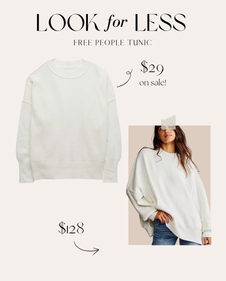 Look for less: Free People easy street tunic. Saw this look for less in person and it is SO good! I’m ordering the tan color for spring! Now under $30 with the LTK sale code: LTKSPRING 



#LTKSale #LTKunder50 #LTKunder100