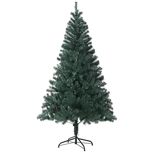 CCINEE 6ft Artificial Christmas Tree, 700 Branch Tips Green Hinged Spruce with Metal Stands, Easy Assembly, for Xmas Holidy Home Party Decoration | Amazon (US)
