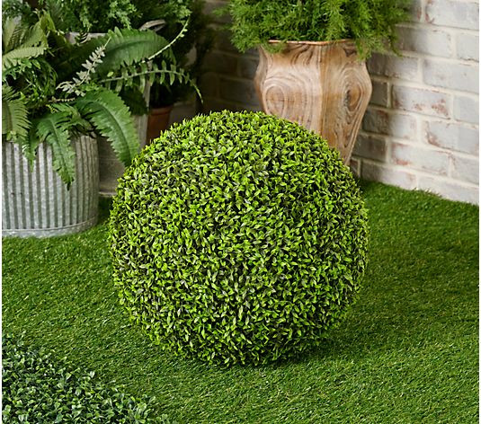Make Your Selection: Wicker Park Oversized Indoor/Outdoor Faux Floral Sphere | QVC