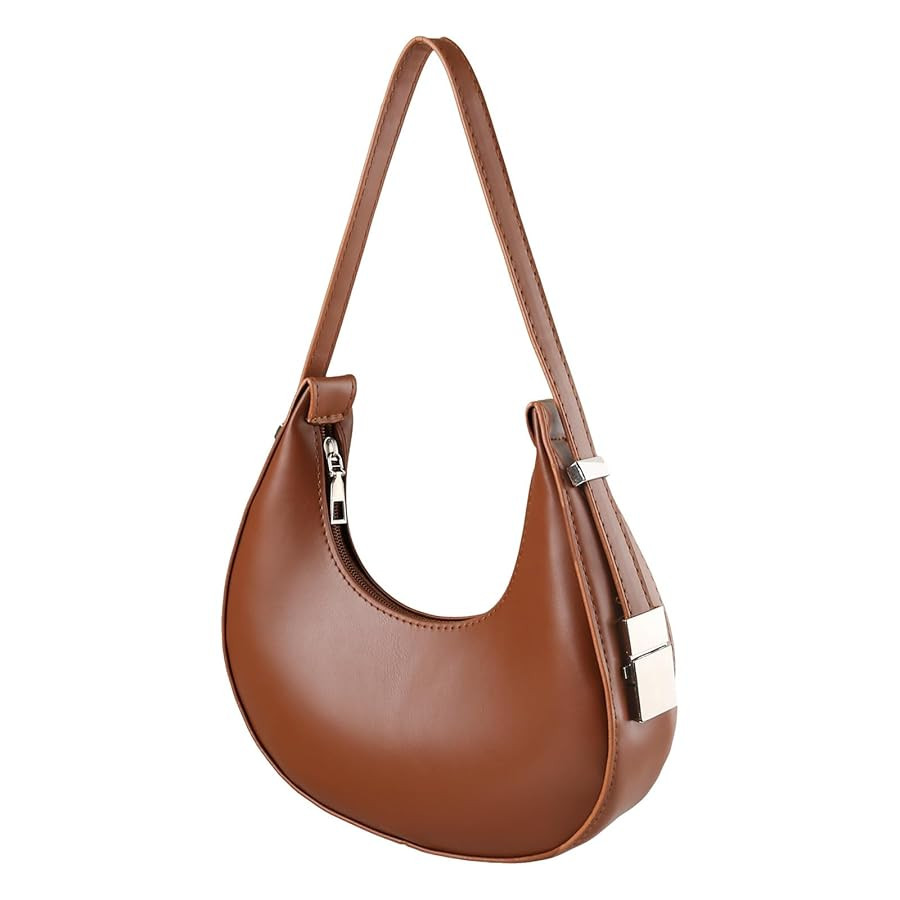 Shoulder Bag for Women Cute Small Clutch Purses Trendy Hobo Handbags Crescent Bag Vegan Leather S... | Amazon (CA)