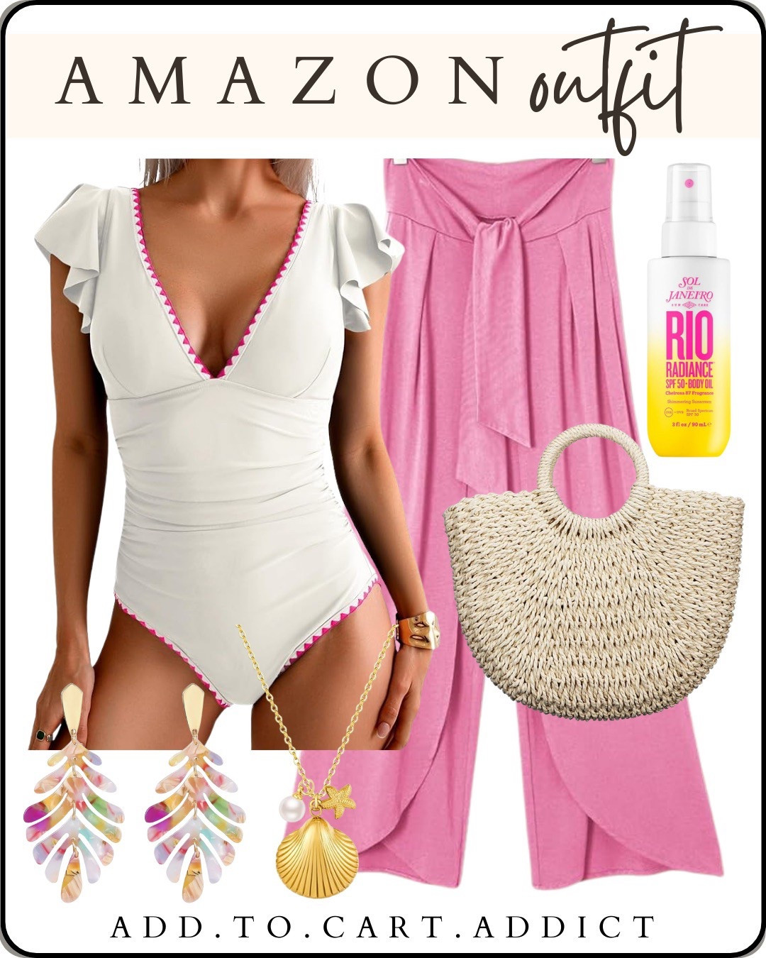 Amazon vacation outfit idea! Beach vacation outfit, 