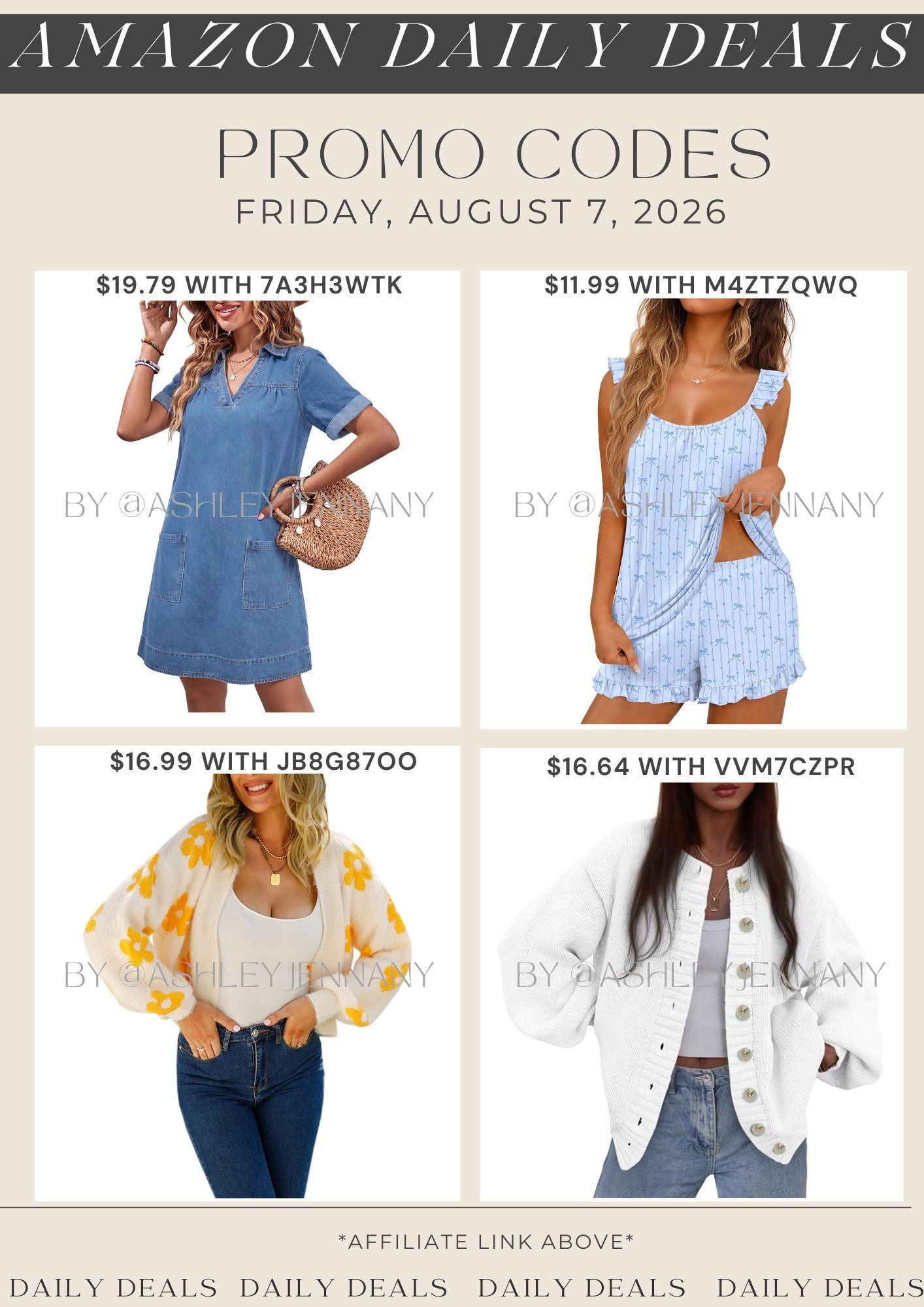 Amazon deals

#LTKSaleAlert #LTKMidsize #LTKSeasonal