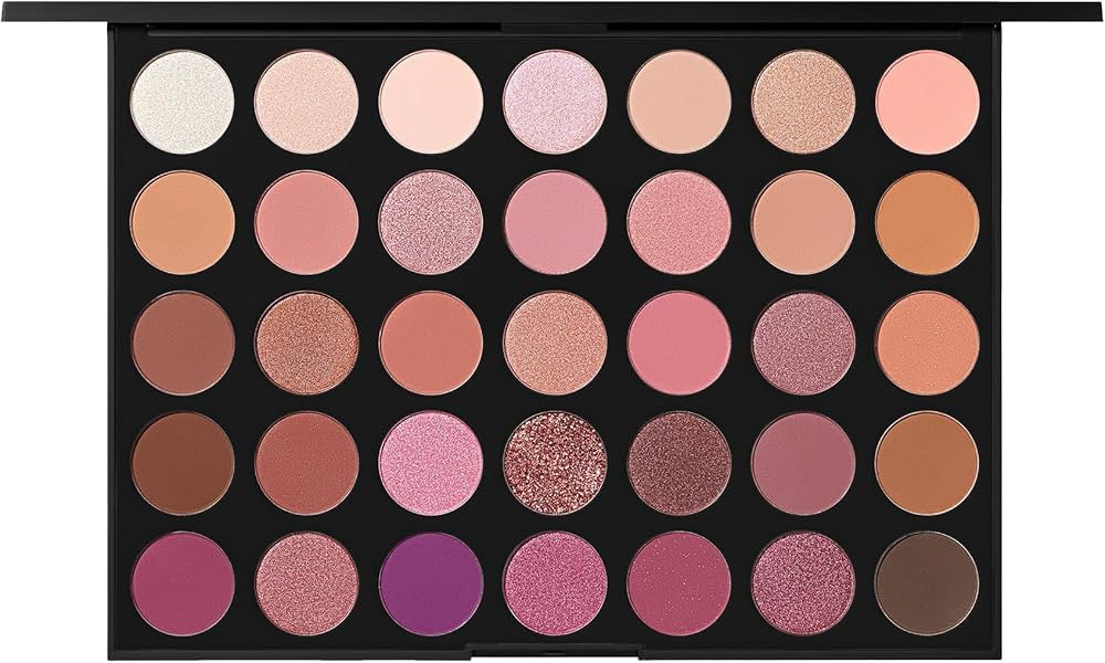 Morphe 35XO Makeup Palette - Natural Flirt Artistry Palette with 35 Matte & Shimmer Pigments - Ma... | Amazon (US)