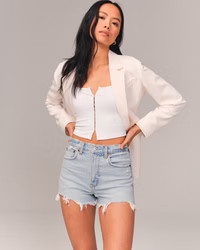 Women's High Rise Mom Shorts | Women's Bottoms | Abercrombie.com | Abercrombie & Fitch (US)
