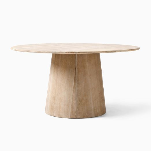 Anton Round Pedestal Dining Table (48", 60", 72") | West Elm (US)