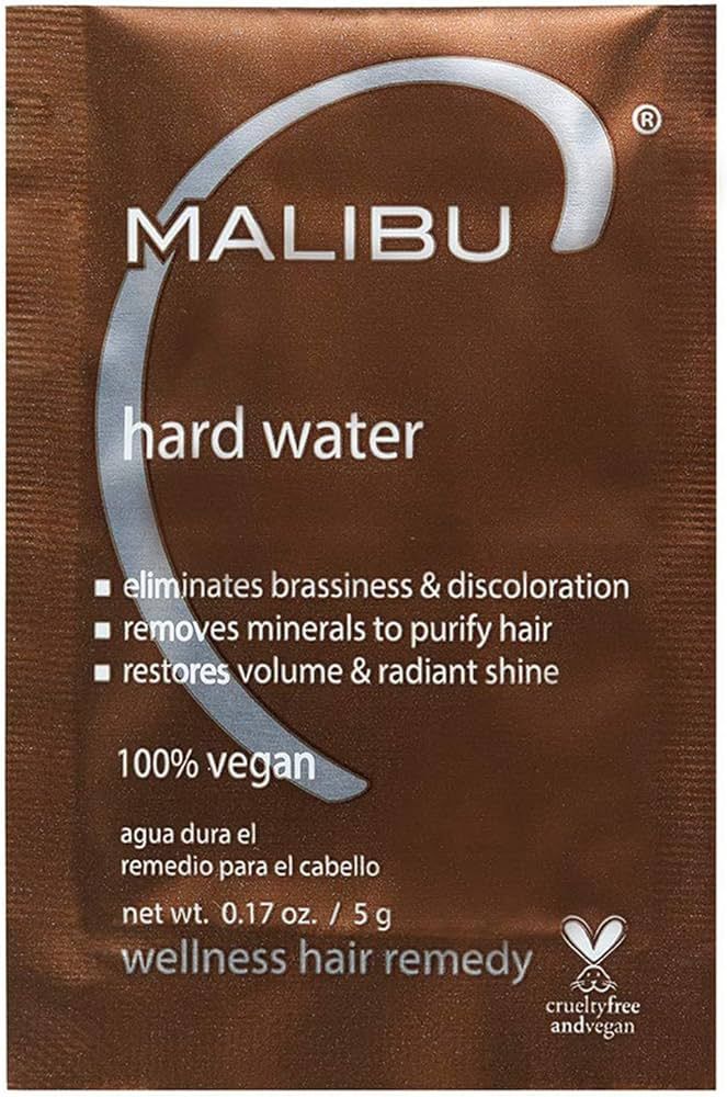 Malibu C Hard Water Wellness Hair Remedy - Removes Hard Water Deposits & Impurities from Hair - C... | Amazon (US)