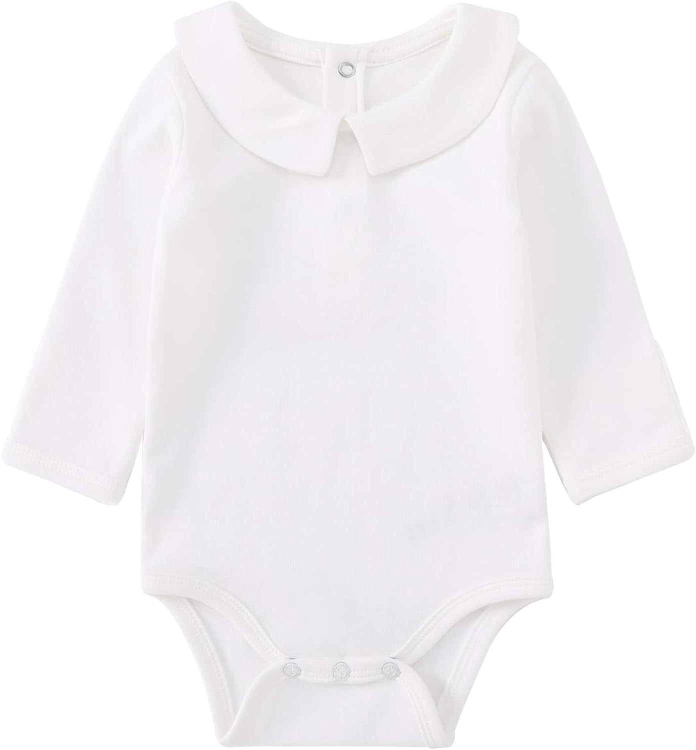 pureborn Newborn Baby Boy Girl Cotton Bodysuit Onesies Romper 0-24 Months | Amazon (US)