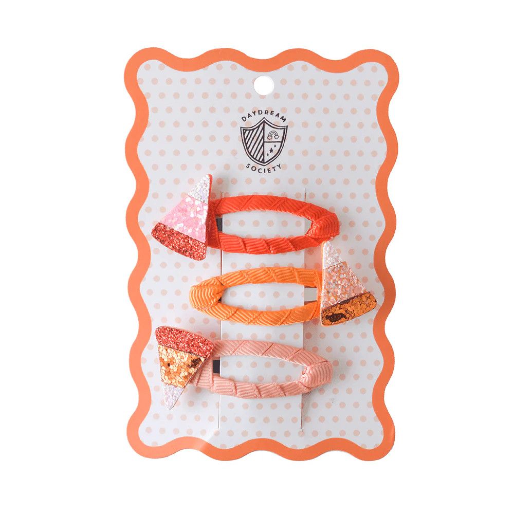 Trick or Treat Street Candy Corn Clip Set | Shop Sweet Lulu