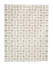 Made In Turkey 5x8 Indoor Outdoor Serena Basketweave Area Rug | Global Home | Marshalls | Marshalls