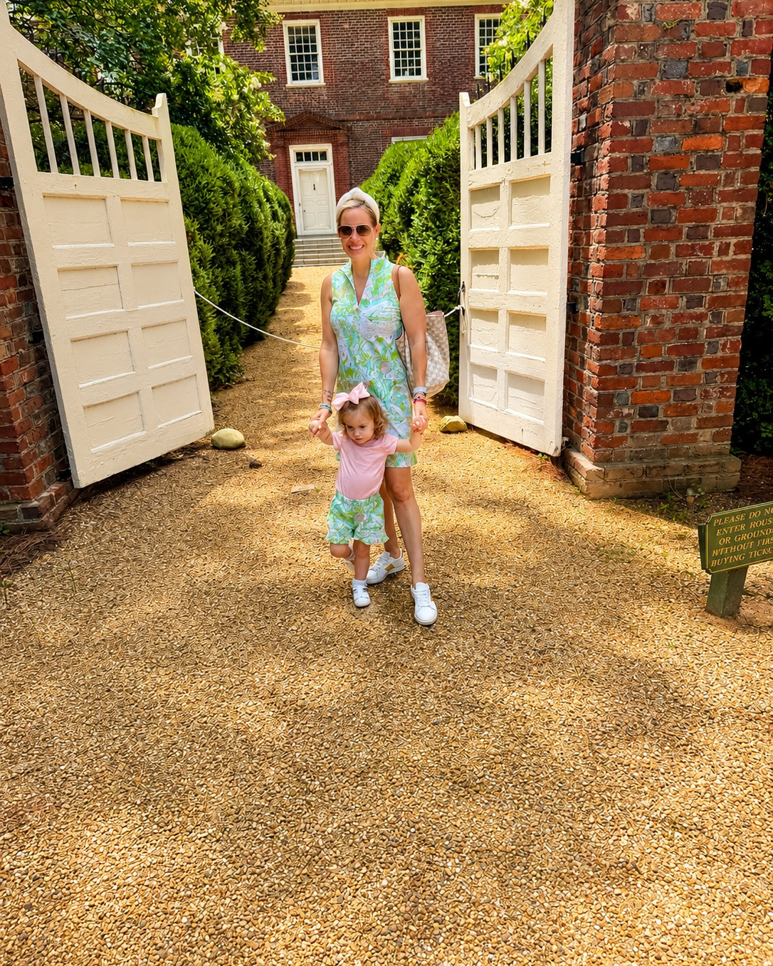 James River Ferry to Berkeley Plantation 🌿⛴️

One of our favorite adventures from our Virginia trip! We took the free ferry across the James River to Jamestown, then made the scenic drive to beautiful Berkeley Plantation. It was such a fun way to explore the area’s history, and Caroline loved every minute of the adventure! 💚

I’m sharing our coordinating outfits that were perfect for a day of sightseeing—lightweight, comfortable, and classic. My sleeveless green print dress paired perfectly with comfy white sneakers, while Caroline’s sweet pink tee, floral shorts, matching bow, and white shoes made the cutest little travel outfit. ✨

Whether you’re planning a family vacation, a historic Virginia road trip, or just looking for comfortable summer outfit inspiration, these pieces are easy to wear from morning sightseeing to afternoon exploring.

Historic Virginia travel, Jamestown ferry, Berkeley Plantation, family travel outfits, matching mommy and me outfits, summer vacation style, comfortable walking shoes, classic resort wear, preppy summer fashion, sightseeing outfit, Lilly Pulitzer style, Virginia day trip, family vacation inspiration. 🌸🌿

#LTKTravel #LTKKids #LTKmomlife