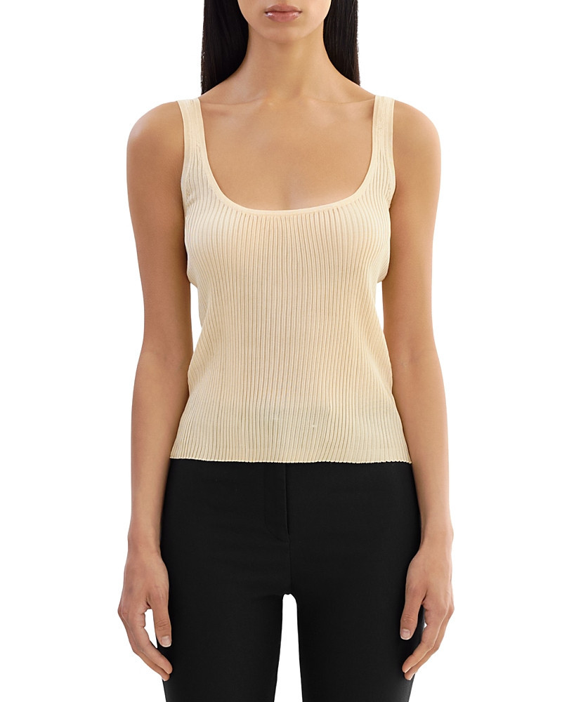 Lamarque Metallic Rib Knit Tank | Bloomingdale's (US)