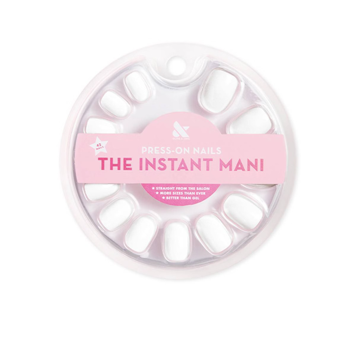 Olive & June Press-On Fake Nails - Extra Extra Short Round HD - 42ct | Target