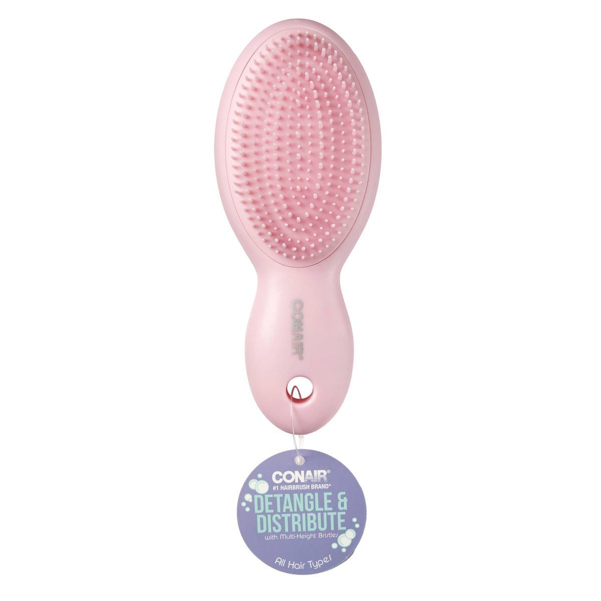 Conair Pro Compact Detangling Hair Brush - All Hair - Pink | Target
