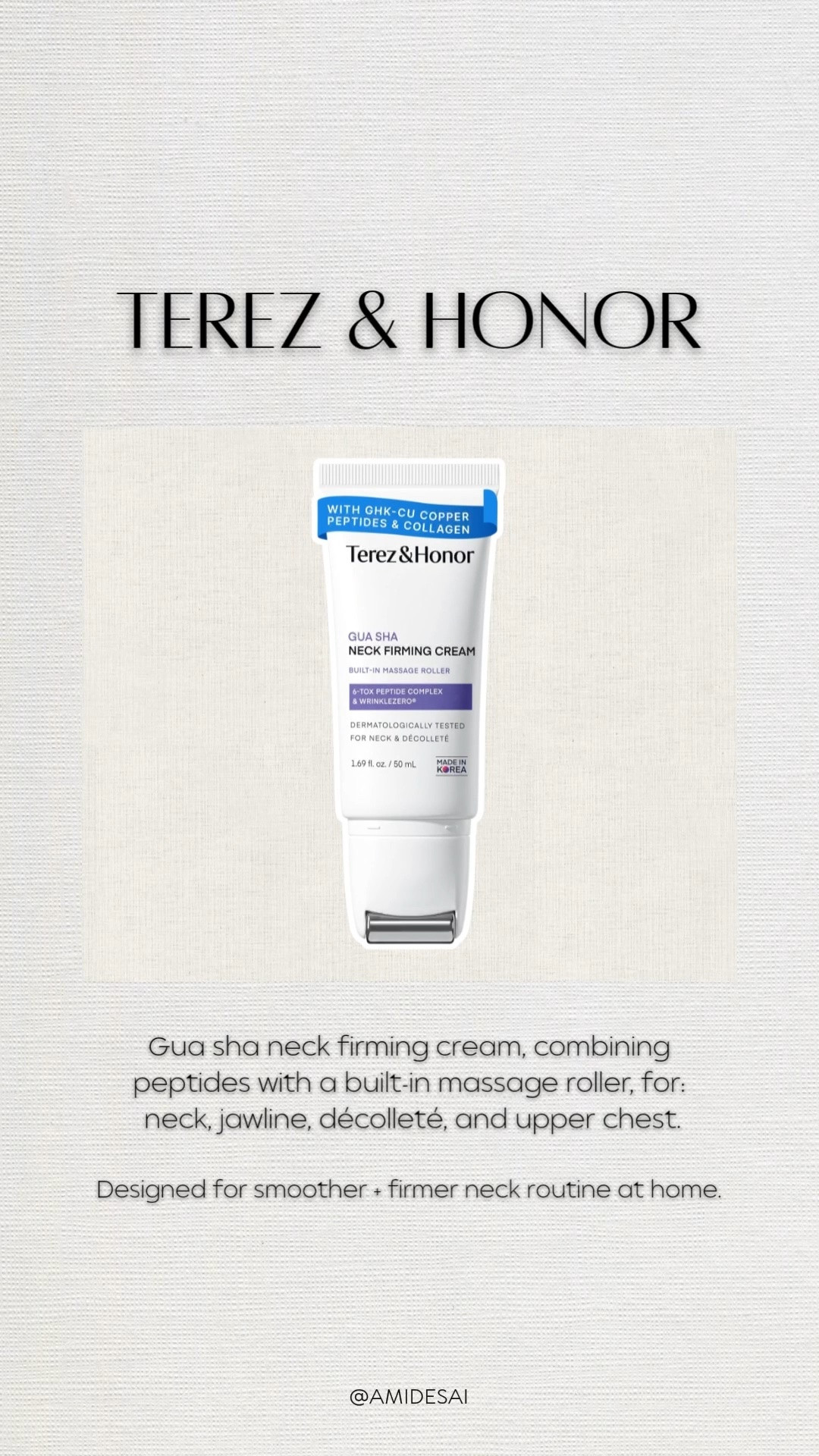Giving this product a try soon, looks super interesting focusing around the neck area@terezandhonor #ad

#LTKbeauty #LTKsale #LTKgiftguide