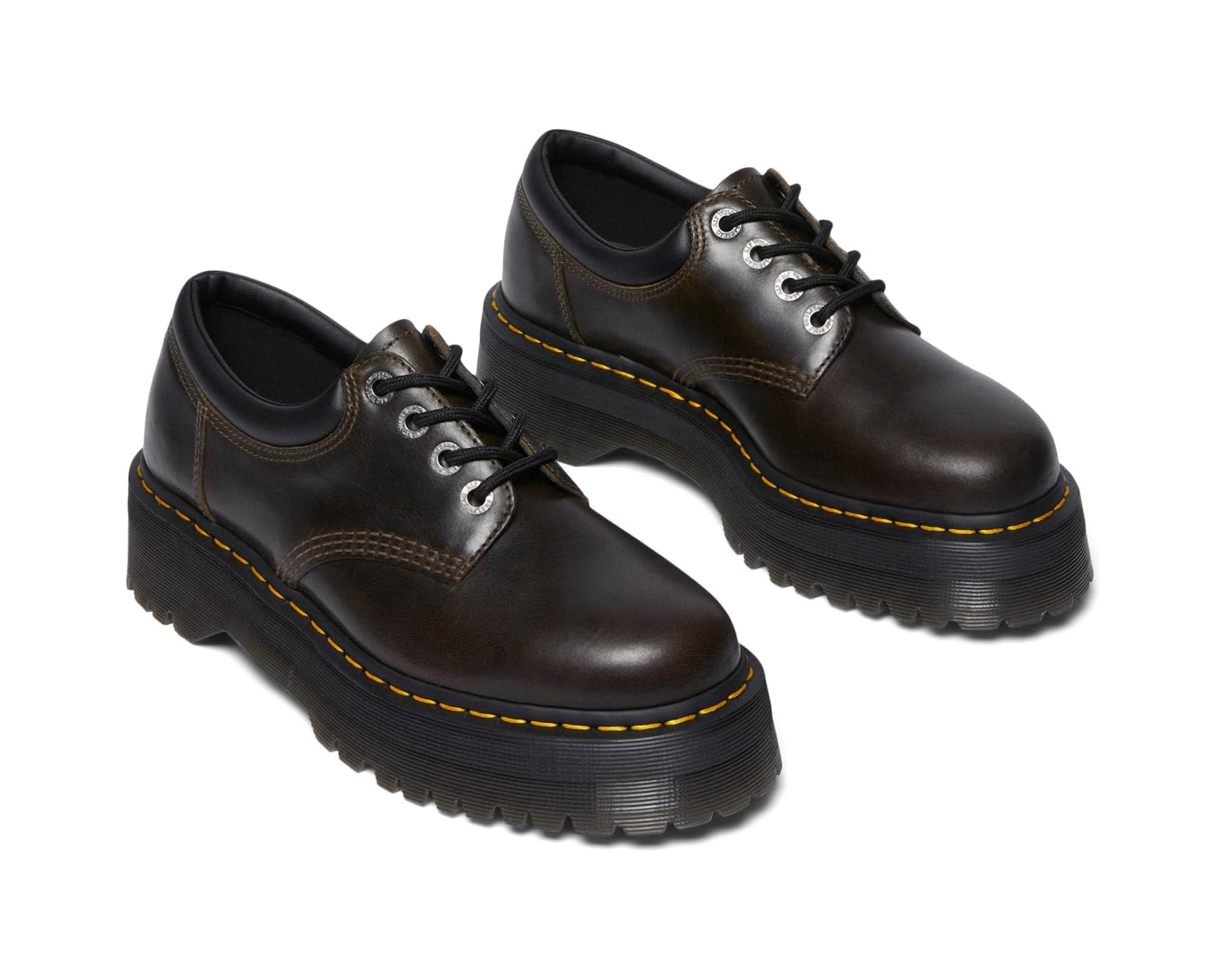 8053 Quad Leather Platform Shoes | Zappos