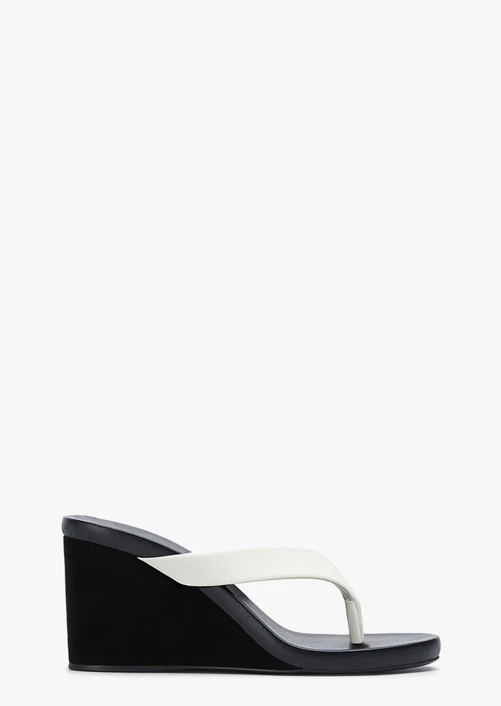 Avanti Milk Capretto/Black Suede | Tony Bianco (Australia & New Zealand)