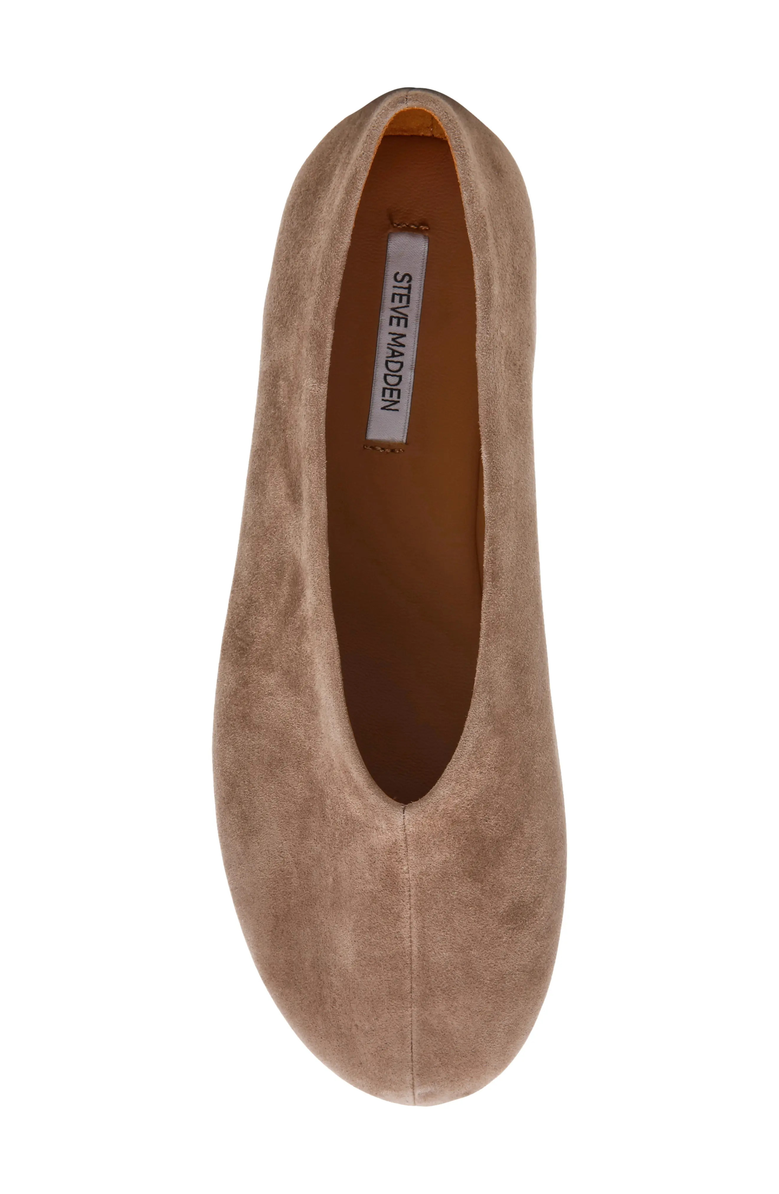 Steve Madden Cyntra Leather Flat in Black Leather at Nordstrom, Size 10 | Nordstrom