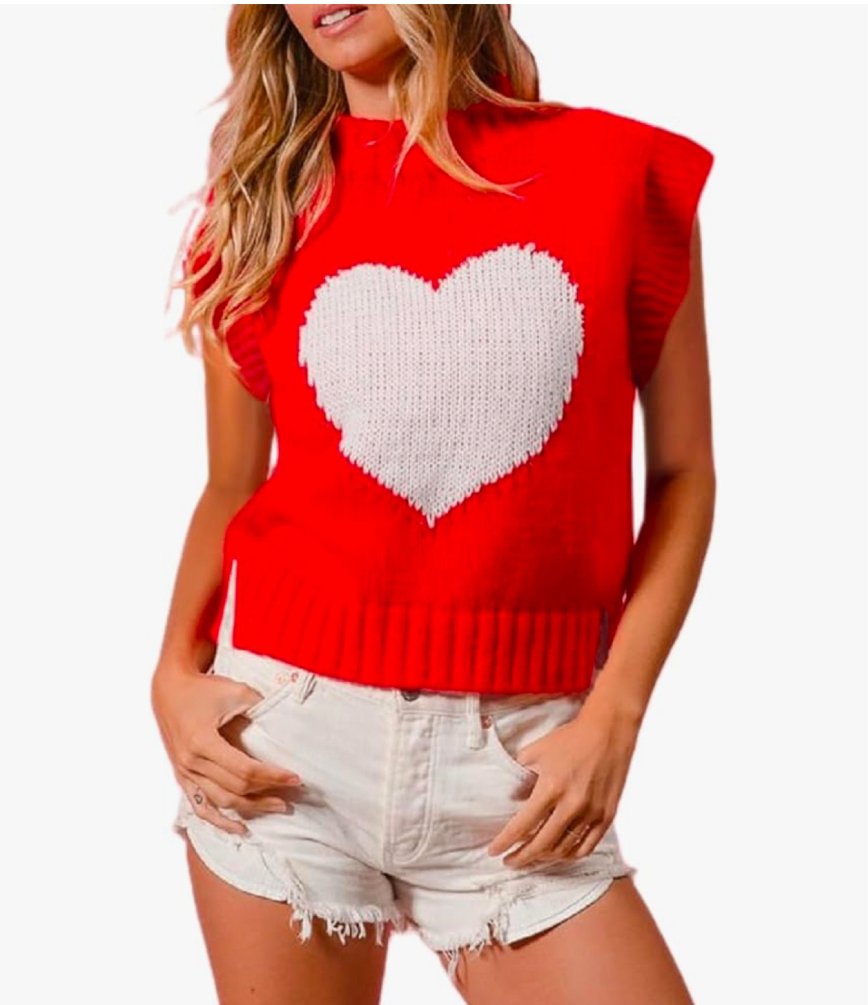 ❤️🤍❤️🤍 Cute Valentine’s Sweater! 

#LTKOver40 #LTKStyleTip #LTKSeasonal