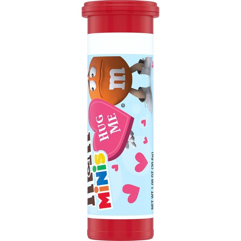 M&M's Valentine's Milk Chocolate Mini Tube - 1.08oz | Target