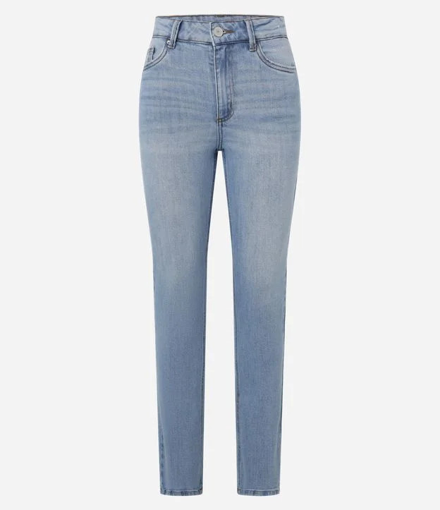 Calça Reta Jeans com Bolsos Azul | Renner (BR)