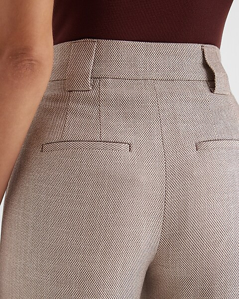 Stylist High Waisted Textured Wide Leg Pant | Express