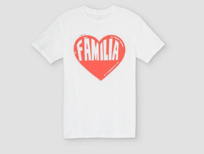 Latino Heritage Month Adult Unisex Familia Short Sleeve T-Shirt - Large | eBay AU