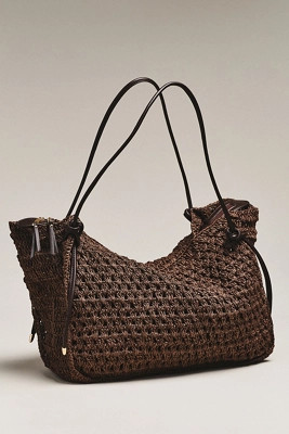 Dolce Vita Ravello Raffia Shoulder Bag | Anthropologie (US)