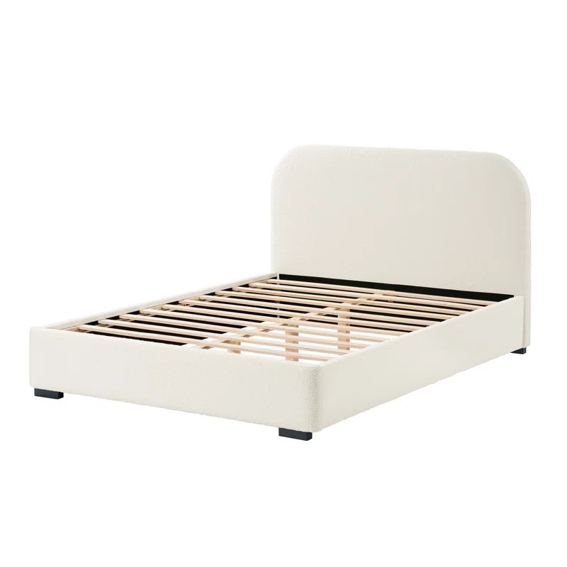 Latitude Run® Reigen Boucle Platform Bed & Reviews | Wayfair | Wayfair North America