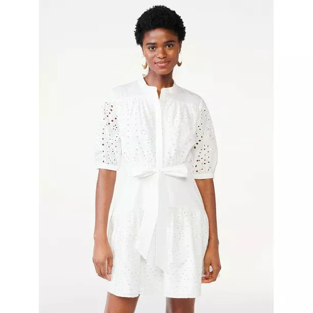 Lace Short Sleeve Button Up Shirt curated on LTK