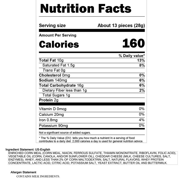 Cheetos Simply NKD, No Dyes No Artificial Flavors Puffs Cheese Flavored Snacks Bag, 8 oz | Walmart (US)