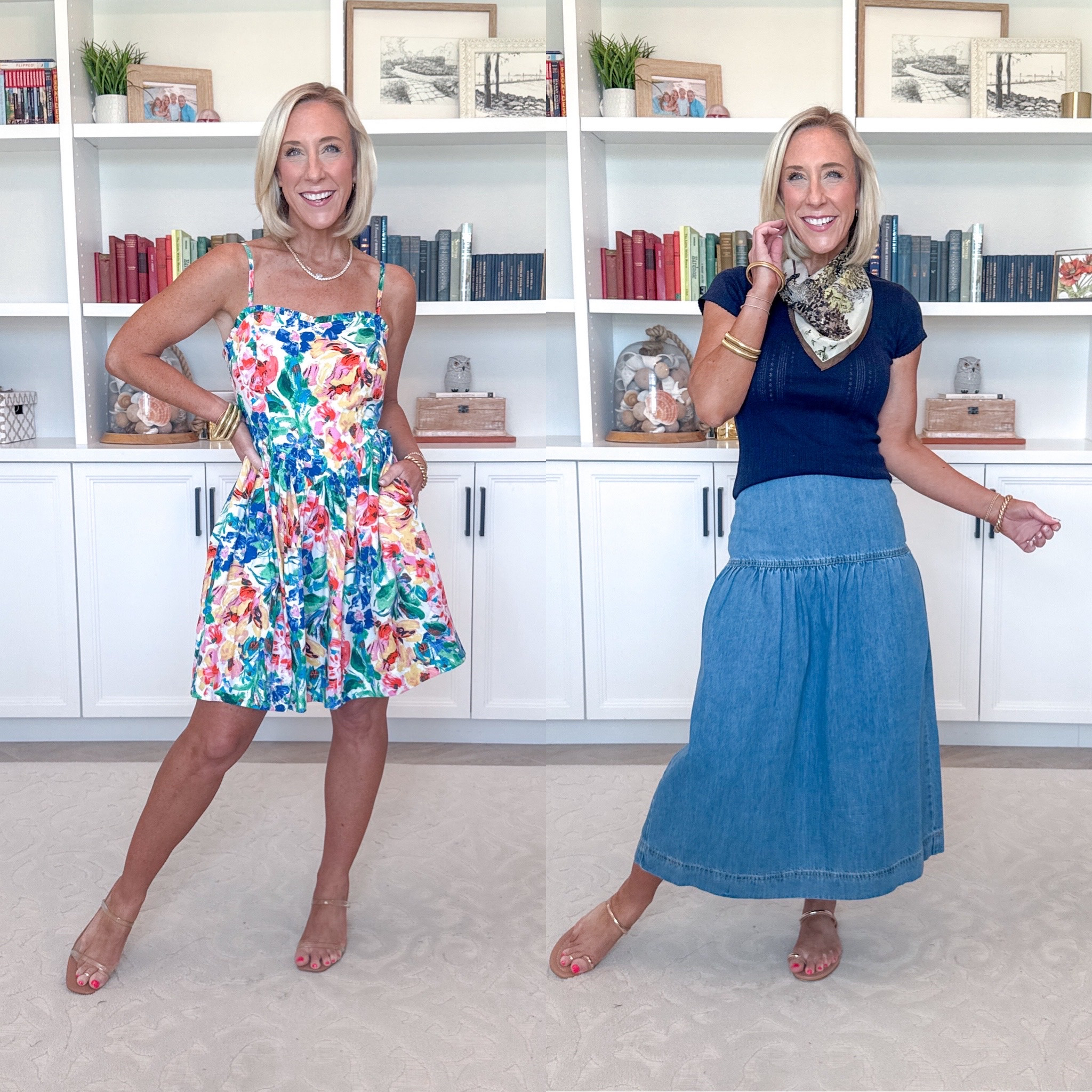 Walmart - unboxing; all under $30 1. Corset Mini Dress - size XS. Was $32, now $24.99. 3 colors. 2. Drapey Denim Midi Skirt - size XS. $26.98. 2 colors. * Pointelle Mini Tee w/ Short Sleeves - size XS. $12. 6 colors. 

 

#LTKSaleAlert #LTKOver40 #LTKSeasonal