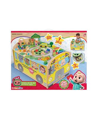 Cocomelon Wheels on the Bus Wood Activity Table, 28 Piece & Reviews - All Toys - Macy's | Macys (US)