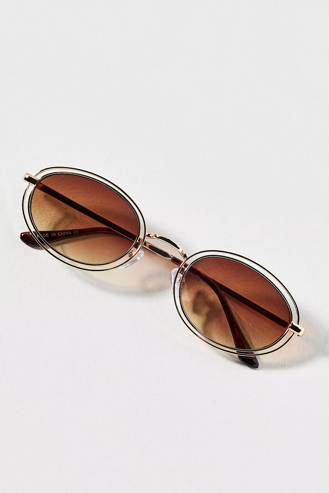 I-SEA Oval Rim Sunglasses | Anthropologie (US)