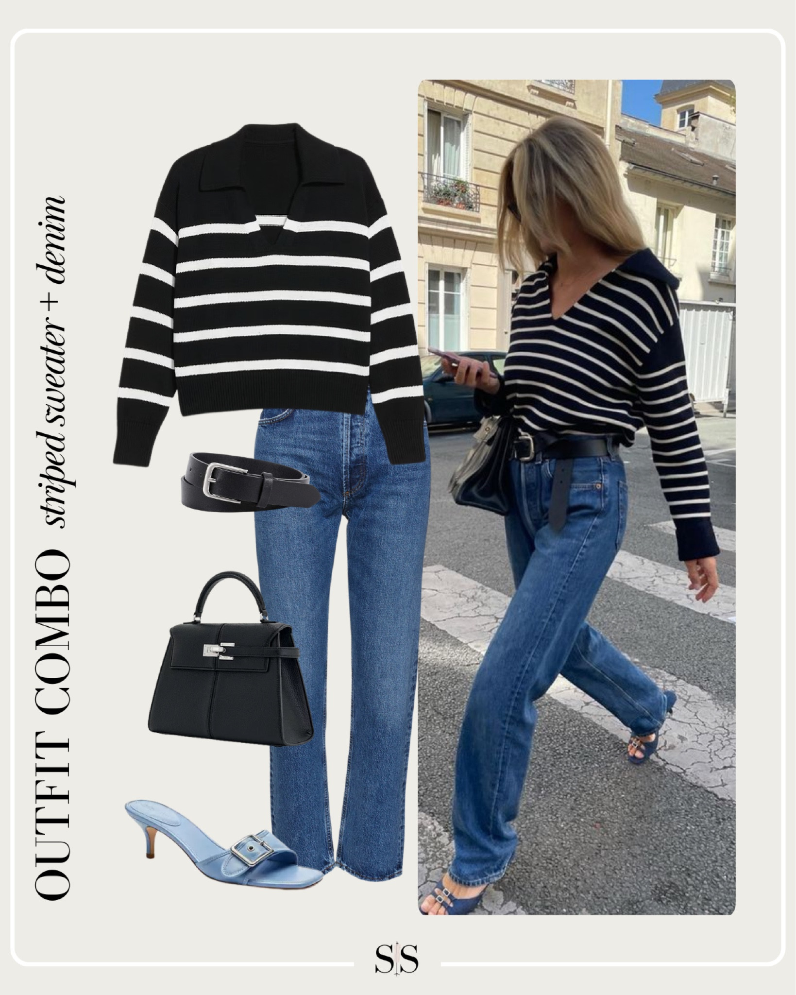 February Style Guide: no fail outfit combos | striped sweater + denim

#pinterestoutfit #springoutfit #transitionaloutfit #outfitformula 

#LTKStyleTip