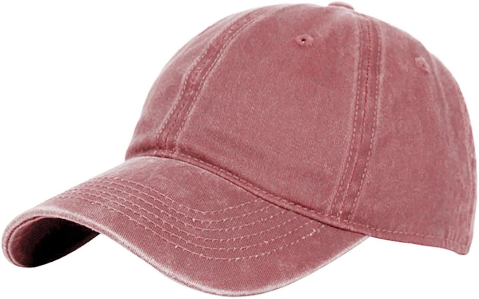 Glamorstar Classic Unisex Baseball Cap Adjustable Washed Dyed Cotton Ball Hat | Amazon (US)