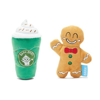 BARK Gingrbrew Holiday Dog Toy - Gingerbrew Man | Target