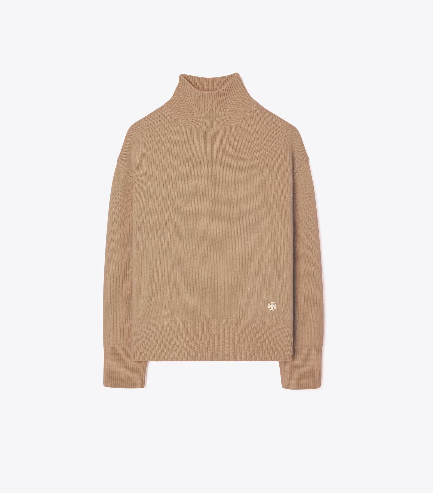 Cashmere Relaxed Turtleneck: Women's Designer Sweaters | Tory Sport | Tory Burch (US)