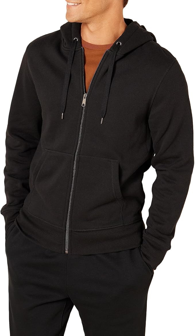 Amazon Essentials Men's Full-Zip Fleece Hoodie (Available in Big & Tall) | Amazon (US)