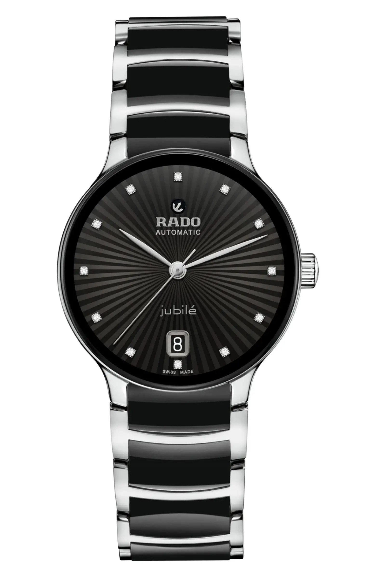 RADO Centrix Automatic Diamond Bracelet Watch, 35mm | Nordstrom | Nordstrom