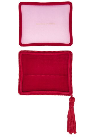 Sophie Bille Brahe Velvet Jewelry Box in Rouge Et Rose - Red. Size all. | FWRD 