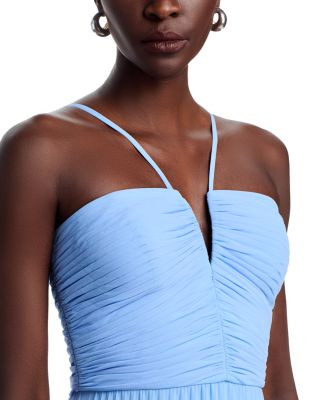 AQUA V Neck Chiffon Dress - Exclusive | Bloomingdale's Women | Bloomingdale's (US)