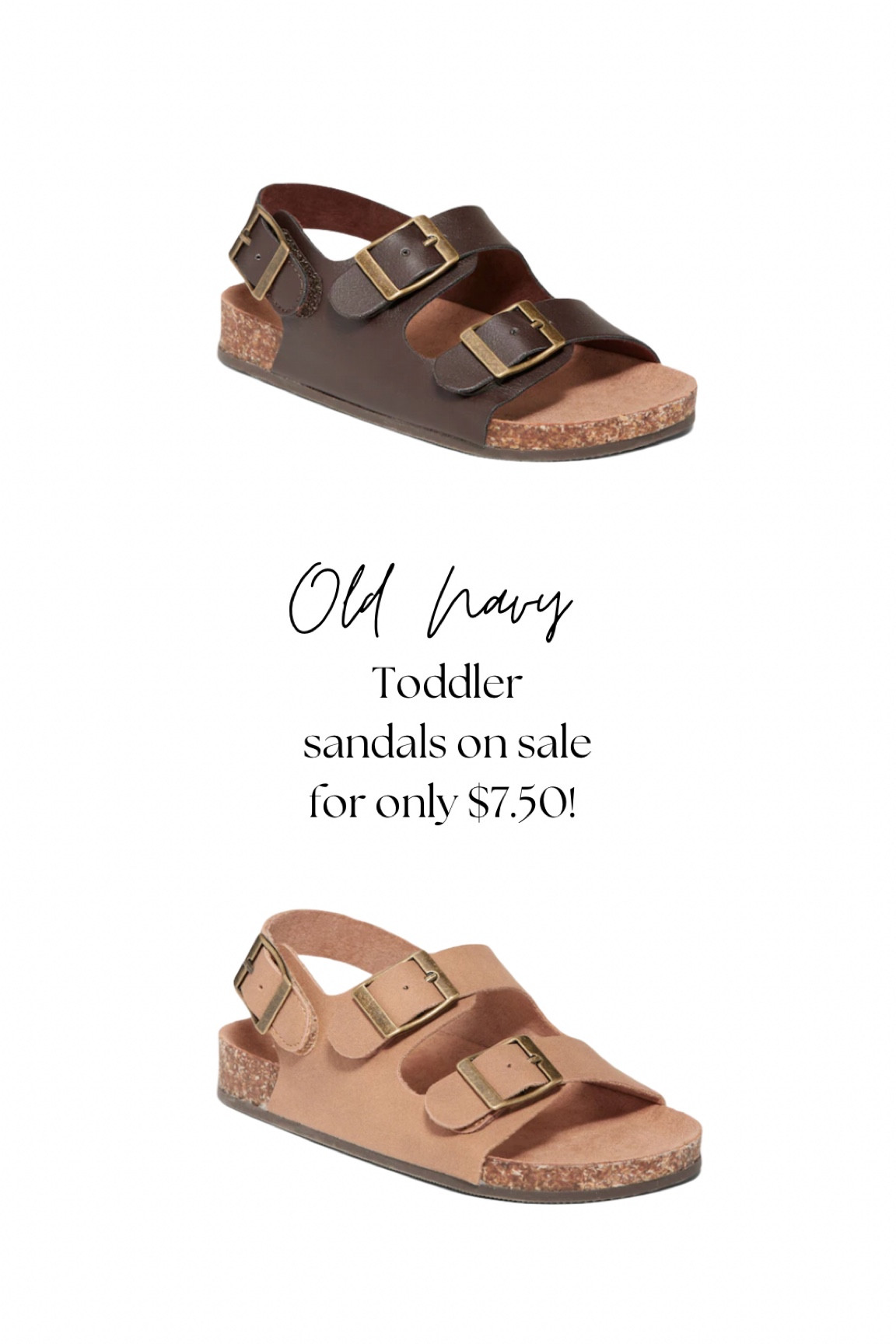 Toddler sandals on sale at old navy! Get summer ready now! 

Toddler shoes 
Shoes 
Toddler shoe sale
Toddler fashion 

#LTKfit #LTKsalealert #LTKkids