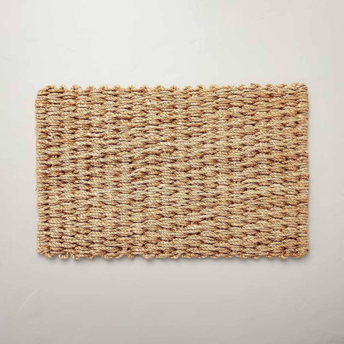 23"x35" Basket Weave Jute Doormat Natural - Hearth & Hand™ with Magnolia: Farmhouse Style, Indo... | Target