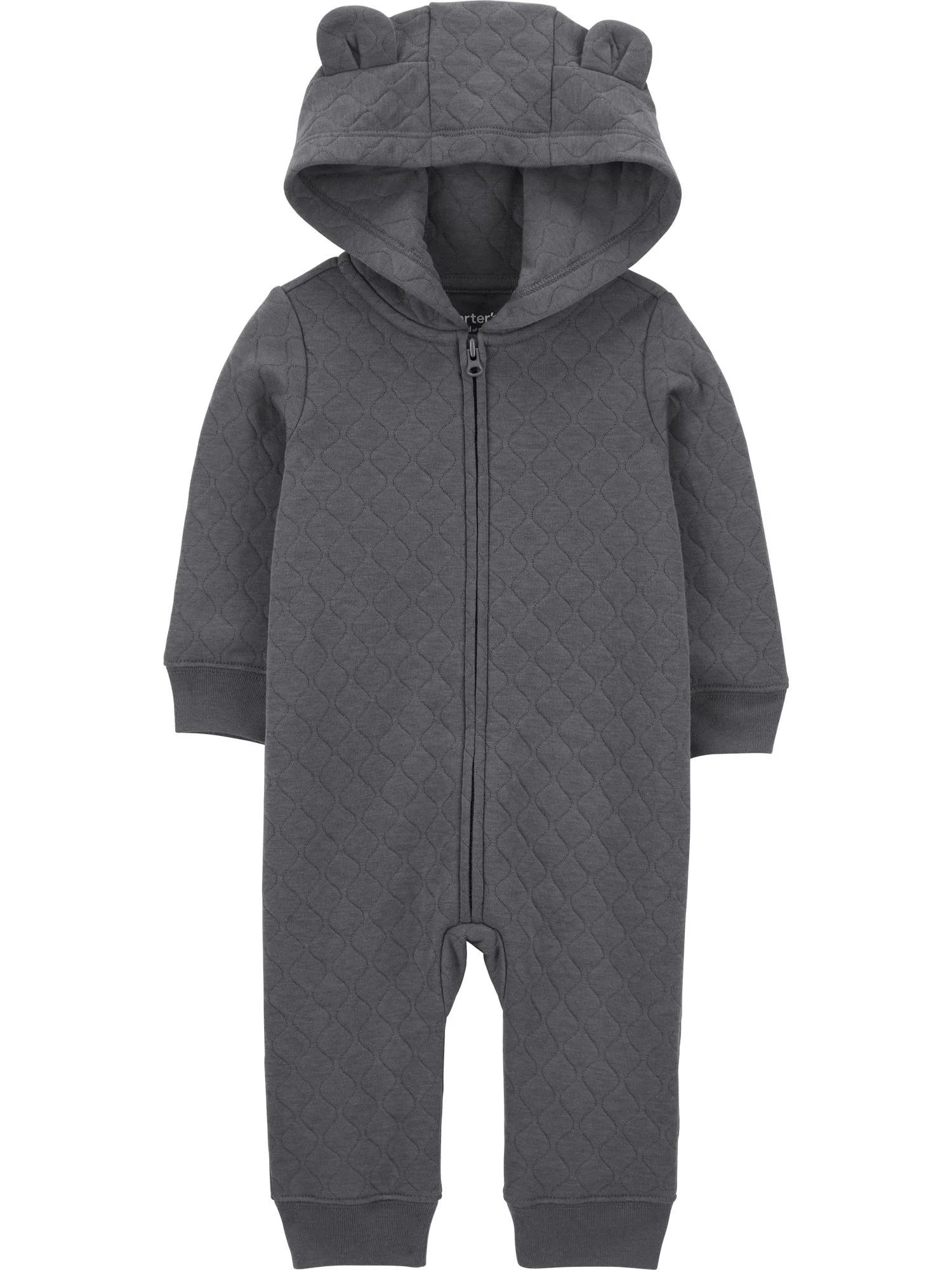 Carter's Child of Mine Baby Unisex Hooded Jumpsuit, One-Piece, Sizes 0/3-24 Months | Walmart (US)